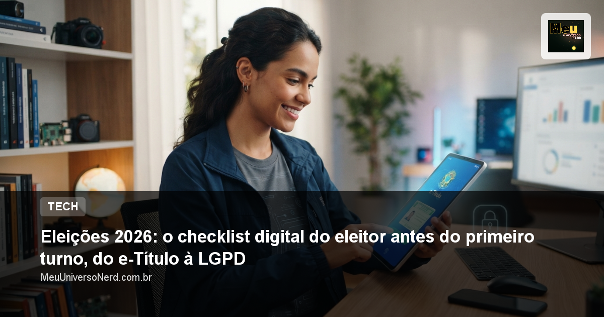 Eleições 2026: o checklist digital do eleitor antes do primeiro turno, do e-Título à LGPD