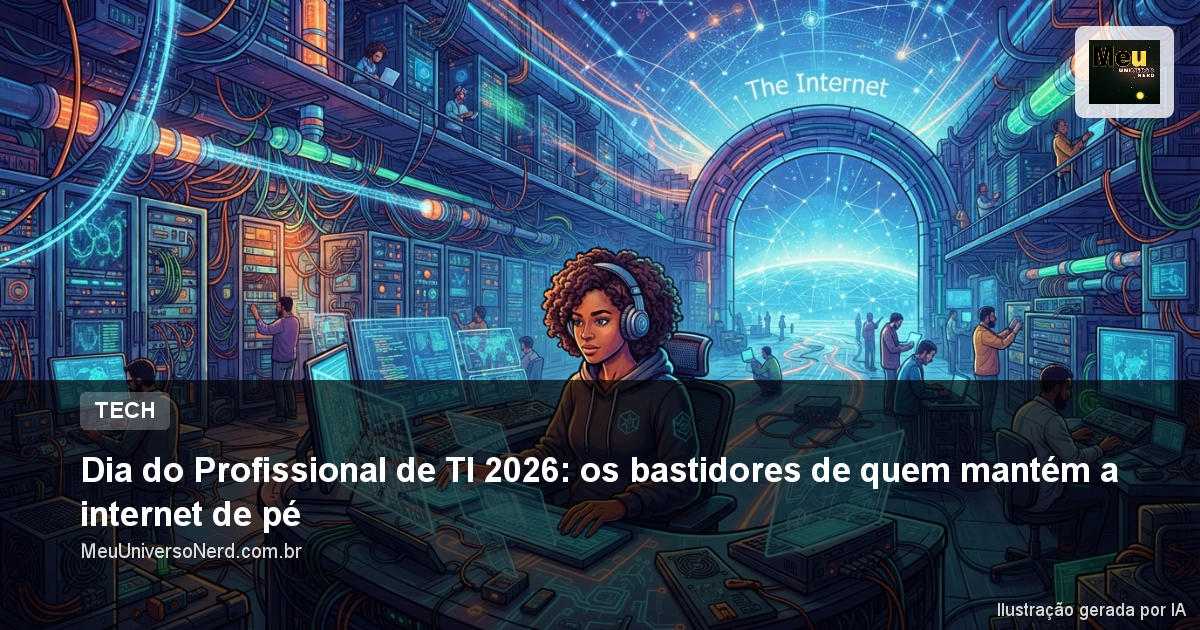 Dia do Profissional de TI 2026: os bastidores de quem mantém a internet de pé