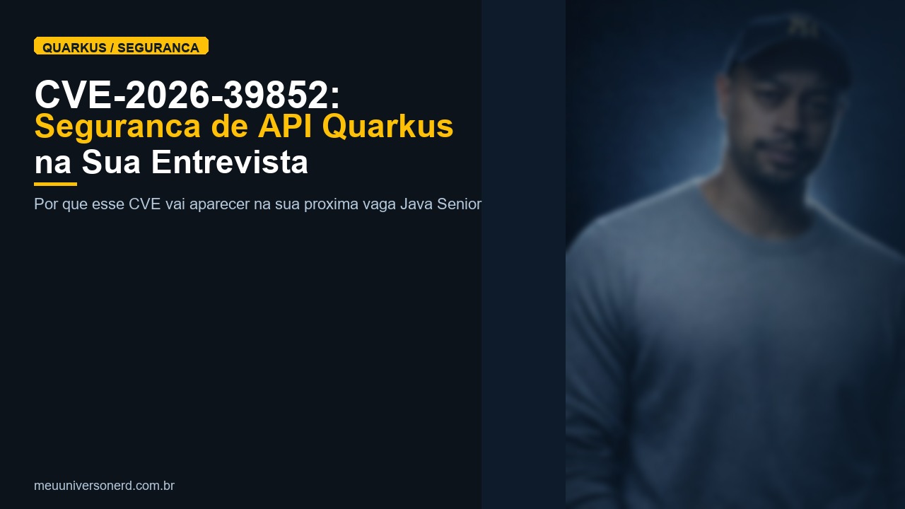 CVE-2026-39852 Bypass Quarkus - Seguranca API REST Java - Meu Universo Nerd
