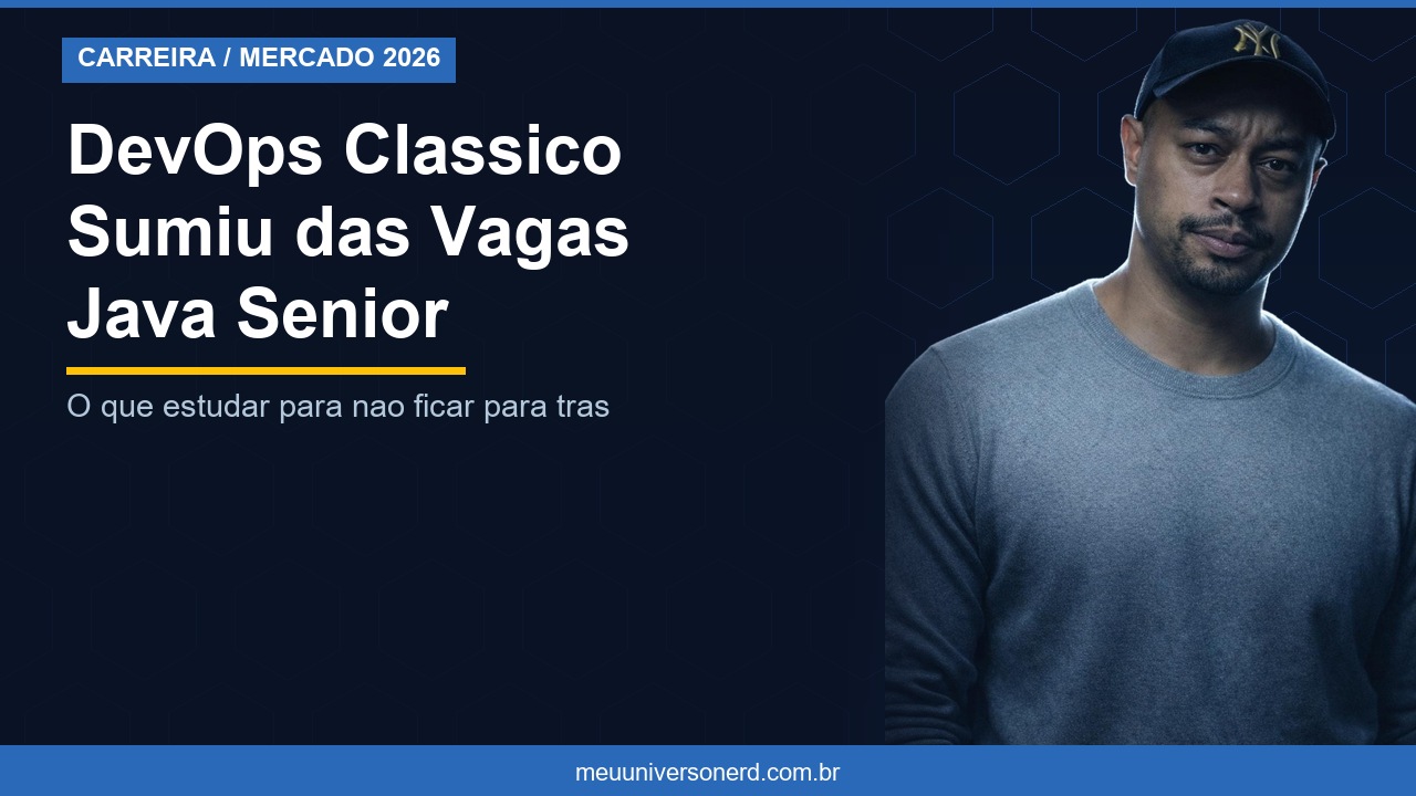 Platform Engineering vs DevOps classico: carreira Java senior 2026